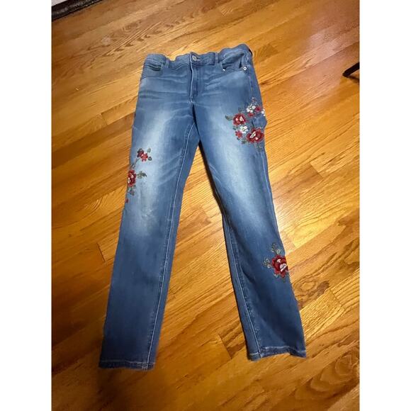 Express embroidered high‎ rise leggings 8S/8C Mint condition Retro boho - Picture 1 of 6